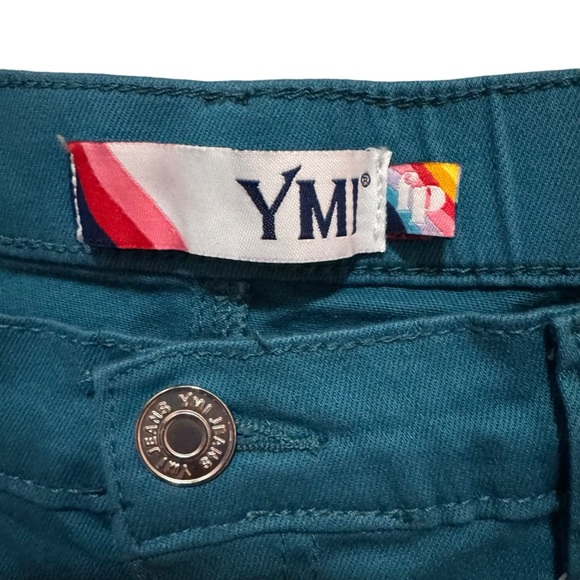 YMI - Cropped Teal Jeans - size Med NWT - Picture 3 of 15